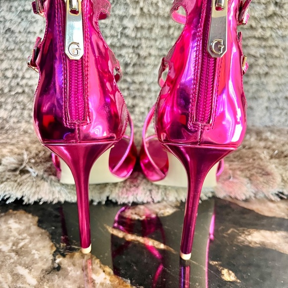 Guess Hot Pink Stiletto Heels - Picture 7 of 7